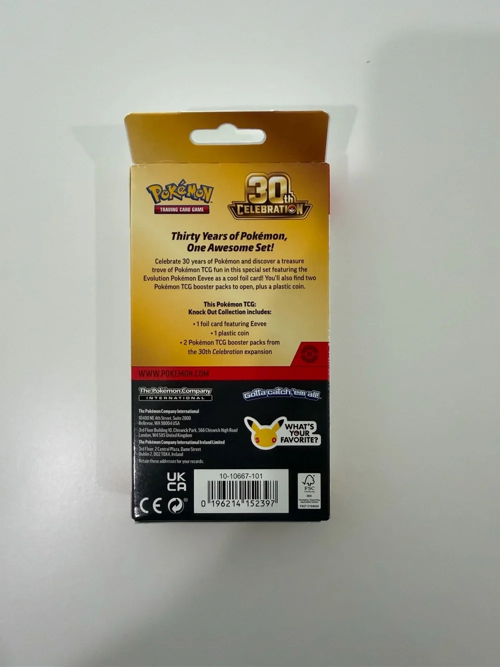 Brand New 30th Celebration Pokémon Knockout Collection